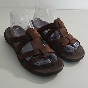 Casual Brown Reggae Outdoor Lifestyle Slip-on Strappy Sandals